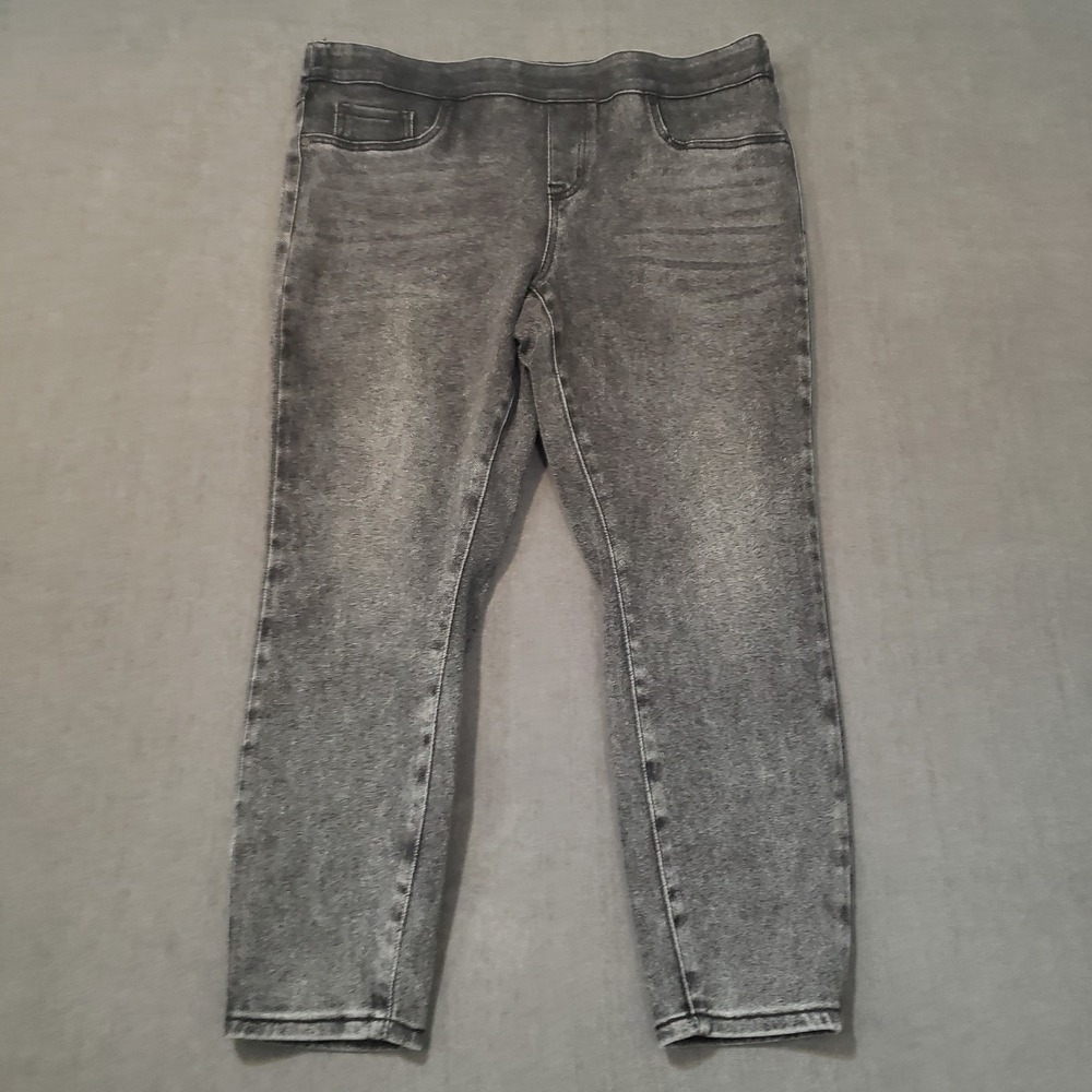 Tribal Jeans Womens Jeans XL Pull On Skinny Stretch Gray